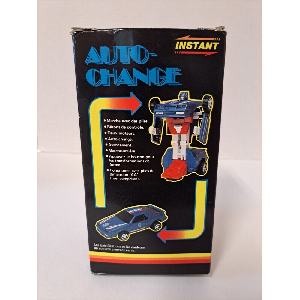 Instant Auto-change Model 8527-C Robot Toy In Working Condition